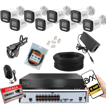 Zestaw 8x PT8L i rejestrator P8CH